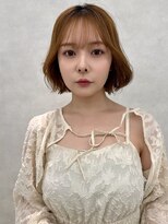 アッシュ 新杉田店(Ash)&nbsp;新杉田レイヤーカット韓国ダブルカラー顔周り前髪カットボブ