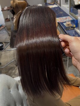 ミレヘアー 越谷(Mire hair) うねり・広がりが気になる方/乾かしただけbefore→after