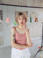 ニコルセンイ(nicoru seni)&nbsp;ハイトーンレイヤーショート[一宮/せんい/森本]