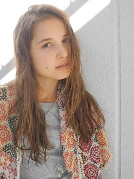 モホーク(MOHAWK) 【MOHAWK中目黒】セミウエット無造作ロング × 3Dローライト