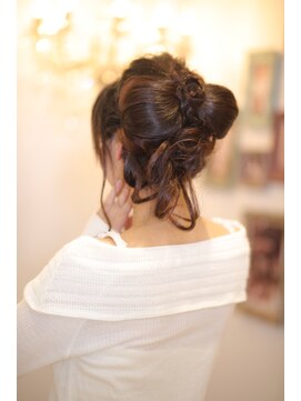 エスアンドエフ美容室 松富店(S&F) ヘアリボンアップ