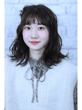 ロクサス (Roxas) 【Roxas】暗髪×外はね×ヘアアレンジ