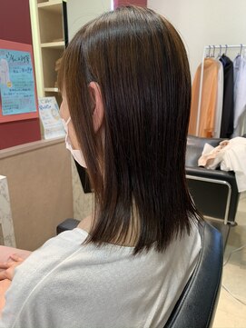 ミズグラート(Ms. grato) 乾かすだけでサラサラナチュラルなロングボブ