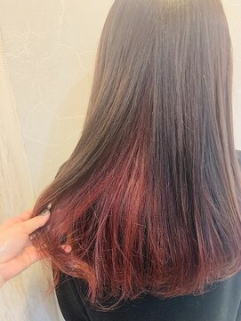 ジーナ セントラル銀座(Zina) セシルカットフリンジウェーブ×大人かわいい前髪ココアブラウン