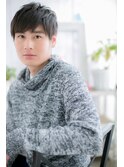 テッパン!サイドグラデーション黒髪束感ショートc1