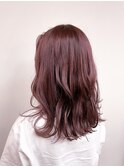 《TOPHAIR 玉島店/ ベリー》パープルチェリーカラー×ミディアム