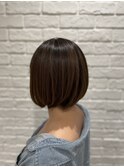 切りっぱなしボブ