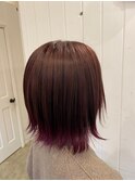 外ハネ&グラデーション