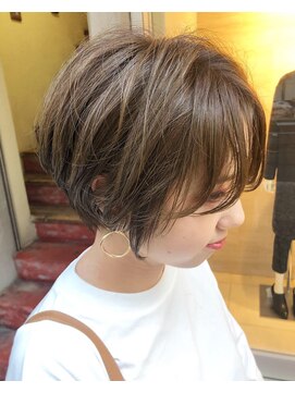 コワファーストナガサキシャンプーボーイ(COIFF1RST NAGASAKI SHAMPOO BOY) 大人ショートボブ×ナチュラルボブ×ミニボブ  20代30代40代