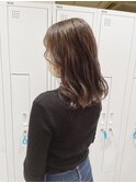 大人可愛いミディアムヘアー/チョコレートブラウン