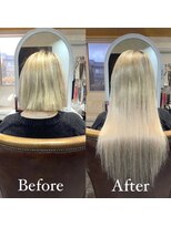 プルクローム(PULL CHROME)&nbsp;【PULL EXTE】ホワイトロング/白エクステ/超ハイトーン/ホワイト