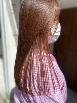 インビテーション(invitation) オレンジブラウン・カッパー・艶ロング