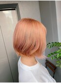五反田駅美容室☆ブリーチ/ハイトーンピンク/ボブ