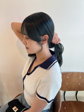 ヘアーデザインプレクト(Hair Design PRECT) 大人気の顔まわり韓国風カット