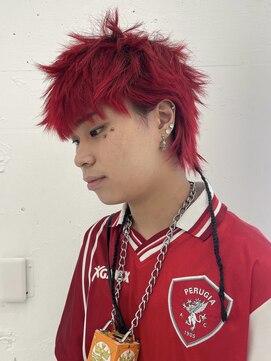 クク 渋谷(QUQU) レッドウルフ×デザインエクステ