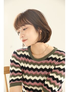 エクリジユウガオカ(equri Jiyugaoka) 【自由が丘】前髪×ひし形ショート/30代40代50代