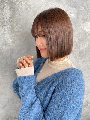 スタイリングしやすいサラツヤのストレートヘアを♪髪質・クセに合わせた施術でどうぞ！