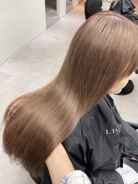 天神美容室 『福岡美容室/ayana』ケアブリーチで作る艶ハイトーン！