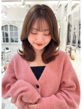 レイラバイアフロート 吉祥寺(Lila by afloat) 韓国ヘア/くびれヘア/フェイスレイヤー/ベージュカラー