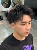メンズショート/アップバング/ツーブロック/千葉駅/保立大翔