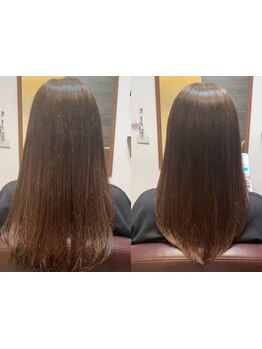 【本質的な髪質改善を】自社開発の髪質再生トリートメントでダメージ対策もお任せを[縮毛矯正/自由が丘]