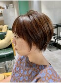 ショートカット20代30代40代前髪あり面長丸顔ショートボブ