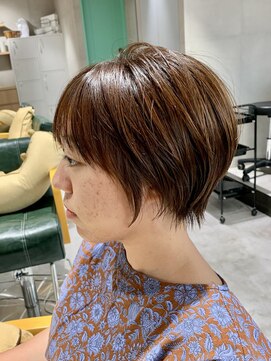 アーツ 茅ヶ崎(arts) ショートカット20代30代40代前髪あり面長丸顔ショートボブ