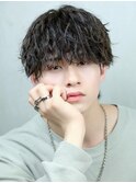 ツイスパ 刈り上げマッシュ