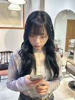 マニア(mania.) 戻せる黒染めブルーブラック就活カラー透明感カラーくすみカラー