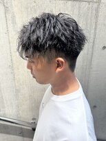 フレイム(FLAME)&nbsp;【FLAME 天文館】ソフトツイストパーマ×フェザーマッシュ