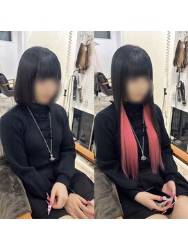 ハイエクステンション 京都駅前店(Hi-Extension) ピンクインナー ★ mao_168