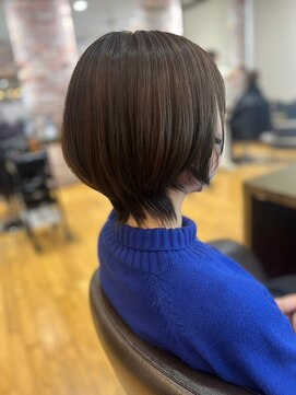 ヴァンカウンシル 清須店(VANCOUNCIL) 美シルエットな大人ショートボブ 髪質改善ケアTR 白髪染め#2