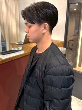 アトリエ(atelier.) 20代 30代 黒髪 ツーブロック 爽やか マッシュショート 刈り上げ