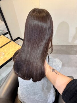 ベレーザ 渋谷神南(Beleza) 11897オリーブグレージュ暗髪グレーアッシュ韓国レイヤーカット