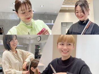 アイディール 心斎橋店(:ideal)の写真/【心斎橋/四ツ橋/半個室】ママさんスタイリスト多数在籍！女性目線でお悩み解決♪細やかな気遣いが嬉しい◎