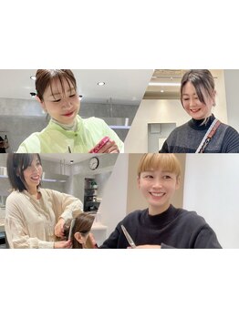 【心斎橋/四ツ橋/半個室】ママさんスタイリスト多数在籍！女性目線でお悩み解決♪細やかな気遣いが嬉しい◎