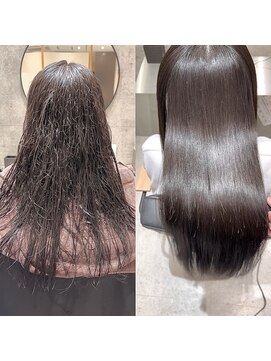 カロン バイ ジーナ 柏の葉キャンパス(Kalon by Zina) 【髪質改善矯正】艶感暗めカラー【Zina柏の葉キャンパス】