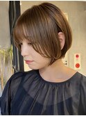 ショートボブレイヤーミディアムボブウルフイルミナカラーカット