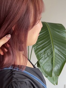 美容室 アイディー i-dee ブリーチあり暖色カラー