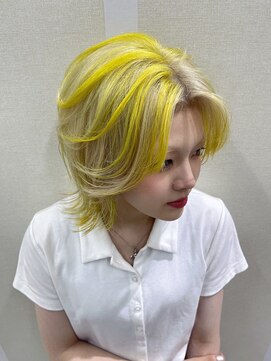 ハイパー(HYPER) White beige × Yellow