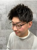 スパイキーショート/メンズカット/理容室/郡山/安積