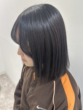 スティル カラン(STILL calin) 【佐々木】就活用ブリーチで落ちる黒染めカラー