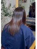 【透明感の艶髪へ】［補修★★★★］イルミナカラー＋濃密補修トリートメント