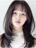 伸ばし掛けヘア髪質改善小顔ヘアレイヤーカット大人ボブ