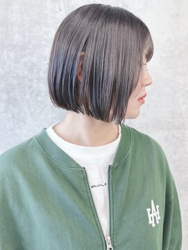 モリオ(morio) ＊ミニボブ切りっぱなしボブ耳かけボブ大人ボブ顎ラインボブディ