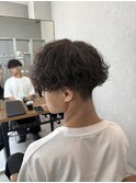 波巻きパーマ/波巻きシャドウパーマ/無造作マッシュ