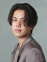 エルマーク 梅田(L-MARK)&nbsp;ニュアンスパーマ/センターパート/マッシュ/カルマパーマ/メンズ