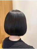 内巻きボブ