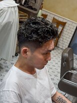 グルーマーズトウキョウ(GROOMER/S TOKYO) men's/メンズ/リバースセンターパート/ニュアンスパーマ/神保町