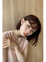 トイロ 中目黒(Toiro)&nbsp;ワンレンボブ切りっぱなしボブタッセルカット韓国ボブ